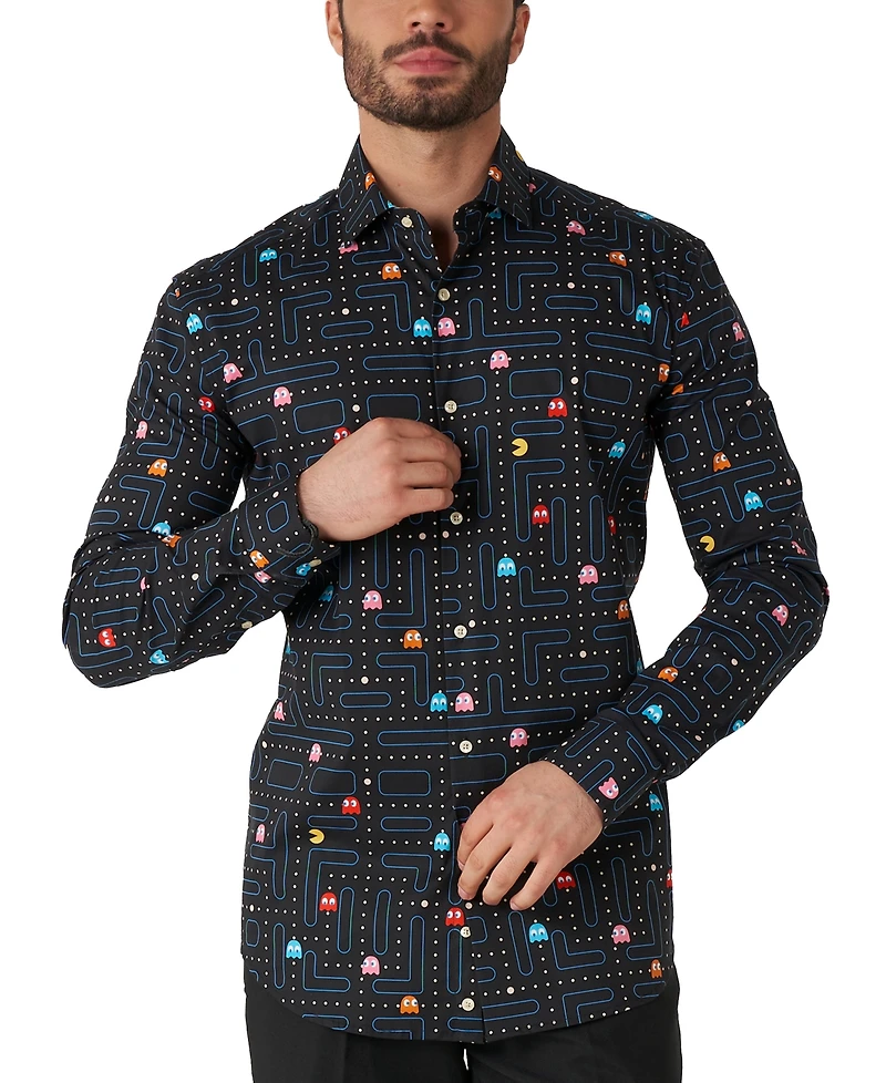 OppoSuits Men's Printed Theme Party Shirts For Men