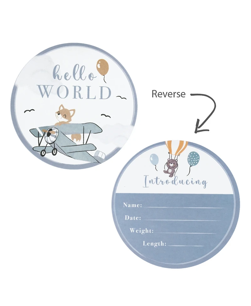 Living Textiles Baby Boys Hello World Gift Set