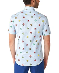 OppoSuits Men's Short-Sleeve Super Mario Icons Graphic Shirt