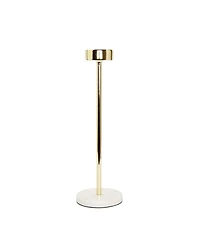 Classic Touch Taper Candle Holder on Marble Base, 14" H
