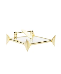 Classic Touch Symmetrical Design Square Napkin Holder
