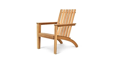 Outdoor Durable Patio Acacia Wood Adirondack Lounge Armchair