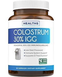 Healths Harmony Colostrum 30 Igg Capsules, Colostrum Supplement for Gut Health and Immune Support, Healths Harmony, 60ct