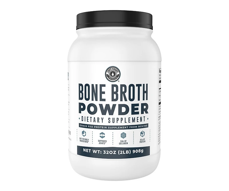 Bone Broth Protein, Left Coast Performance, Unflavored, 32 oz