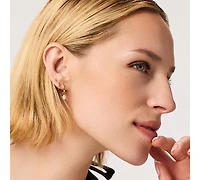 Ana Luisa Pearl Huggie Hoops - Frida
