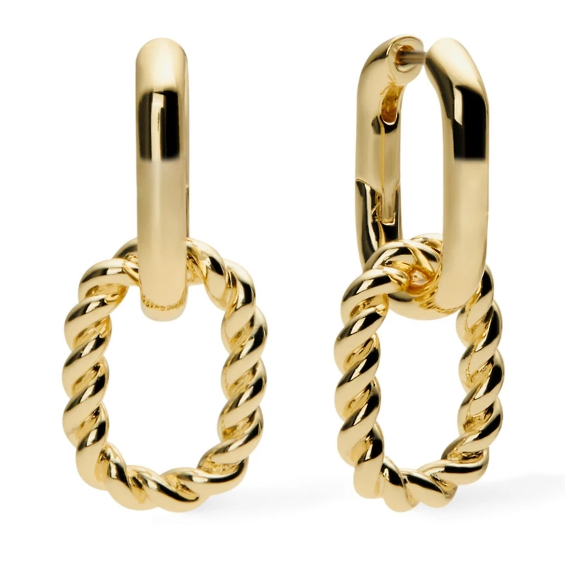Ana Luisa Double Hoop Earrings - Ash Double