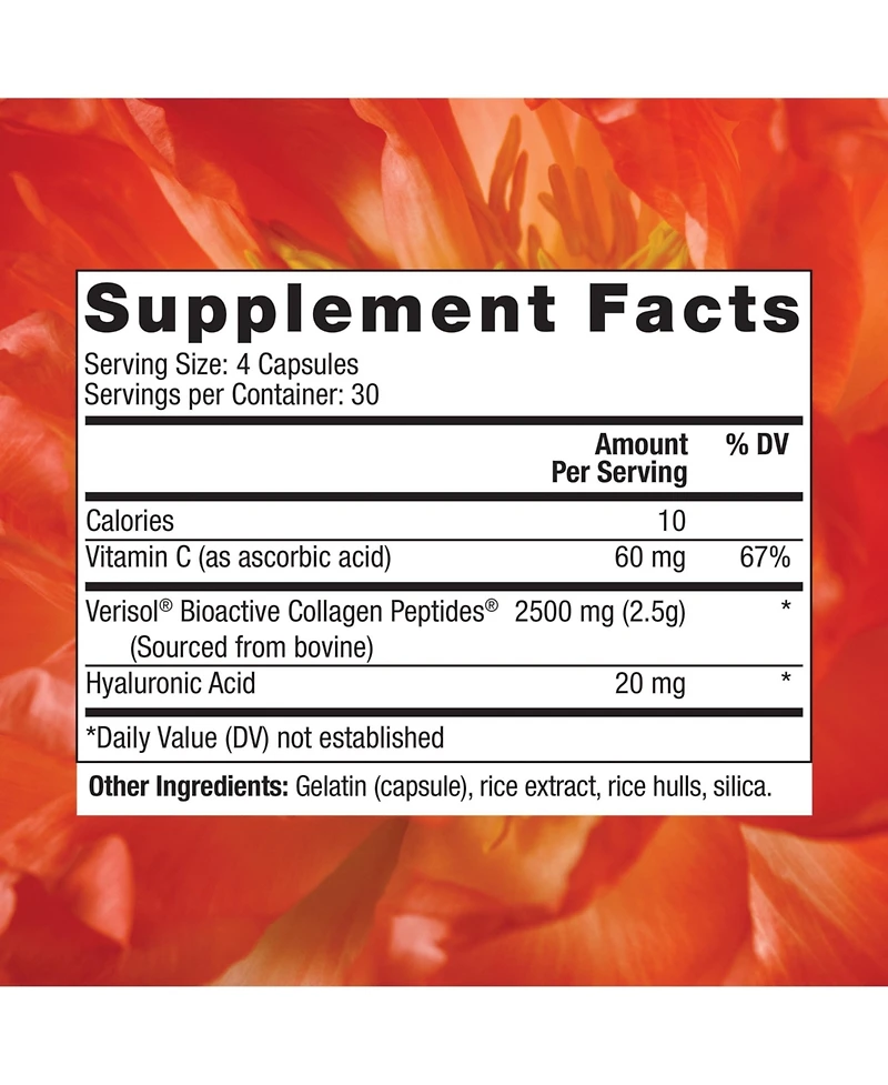 Reserveage, Collagen Replenish Capsules, Skin and Nail Supplement, Supports Collagen and Elastin Production, 120 capsules (30 servings)