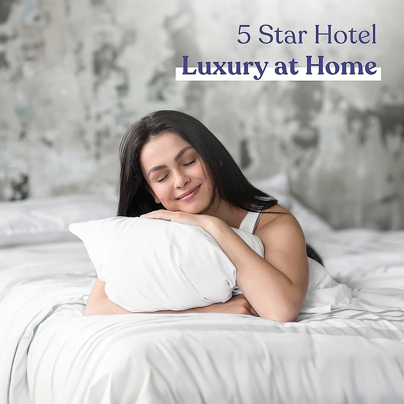FluffCo Down Alternative Classic Hotel Pillow - Standard - Firm