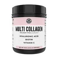 Left Coast Performance Multi Collagen Peptides Powder with Biotin, Hydrolyzed Collagen Peptides For Skin Hair Nails Joints, Unflavored, Left Coast Per