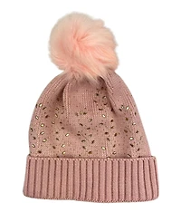 Marcus Adler Scattered Crystal Pom Beanie