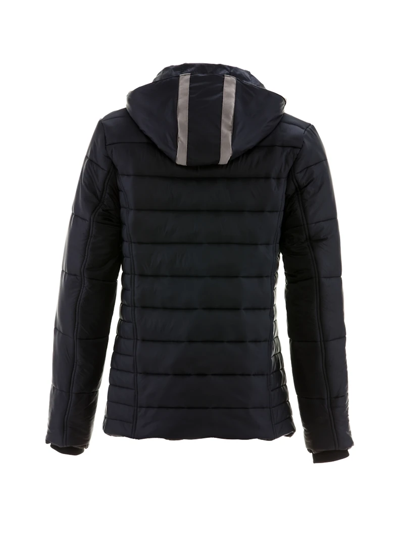 RefrigiWear Women's Pure Soft Puffer Jacket with Removable Hood - Water-Repellent & Wind-Tight Winter Coat