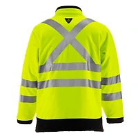 RefrigiWear Men's Insulated HiVis Extreme Softshell Jacket with Reflective Tape