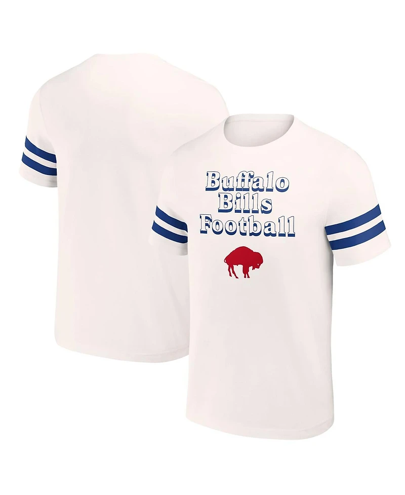 Men's Nfl x Darius Rucker Collection by Fanatics Cream Buffalo Bills Vintage-Like T-shirt