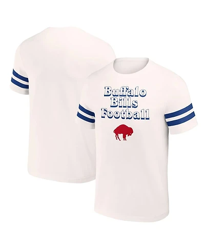 Men's Nfl x Darius Rucker Collection by Fanatics Cream Buffalo Bills Vintage-Like T-shirt