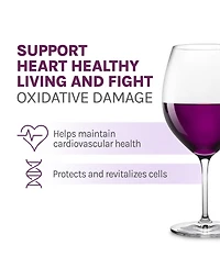 Reserveage Resveratrol 250 mg, Antioxidant Supplement for Heart and Cellular Health, Supports Healthy Aging, Paleo, Keto, 60 Capsules