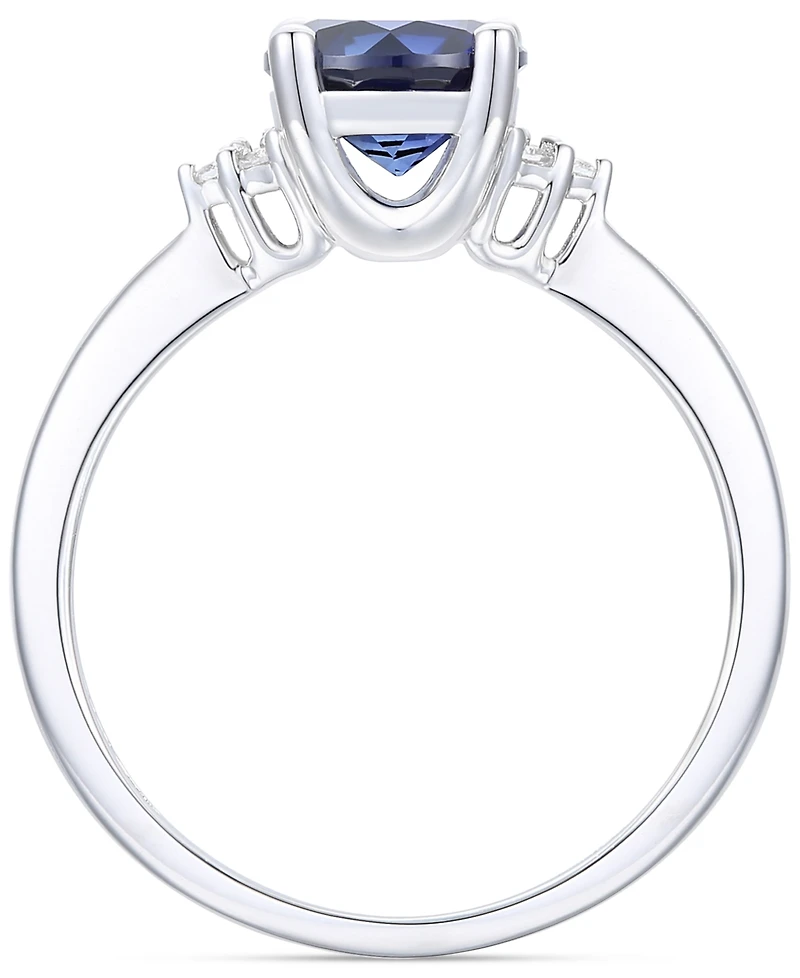 Amethyst (1-1/6 ct. t.w.) & Lab-Grown White Sapphire (1/20 Ring 14k Gold-Plated Sterling Silver (Also Additional Gemstones)