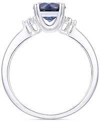 Amethyst (1-1/6 ct. t.w.) & Lab-Grown White Sapphire (1/20 Ring 14k Gold-Plated Sterling Silver (Also Additional Gemstones)