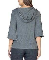 24seven Comfort Apparel Women's Oversized Hoodie Top
