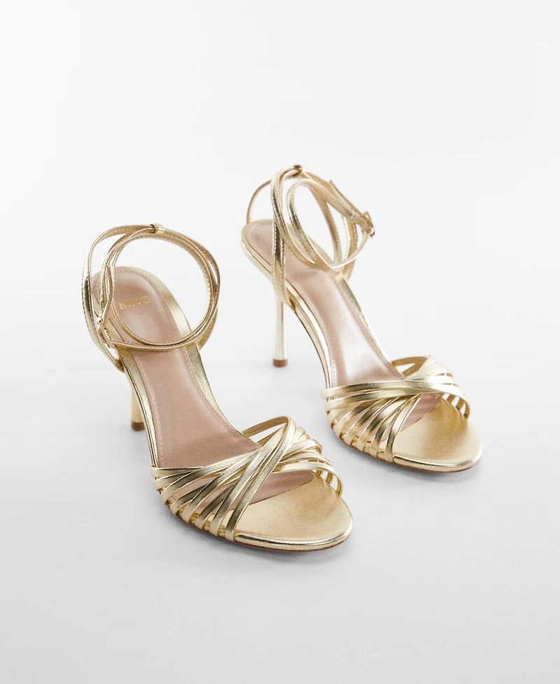 Mango Women's Strappy Heeled Sandals