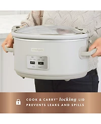 Crock-Pot 7-Qt. Cook & Carry Programmable Slow Cooker & Little Dipper