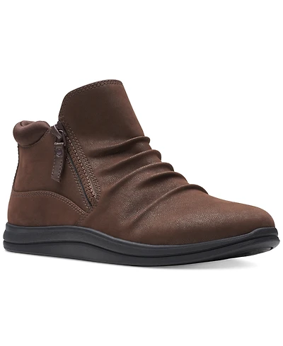 Clarks Women's Breeze Range Ruched Ankle Booties