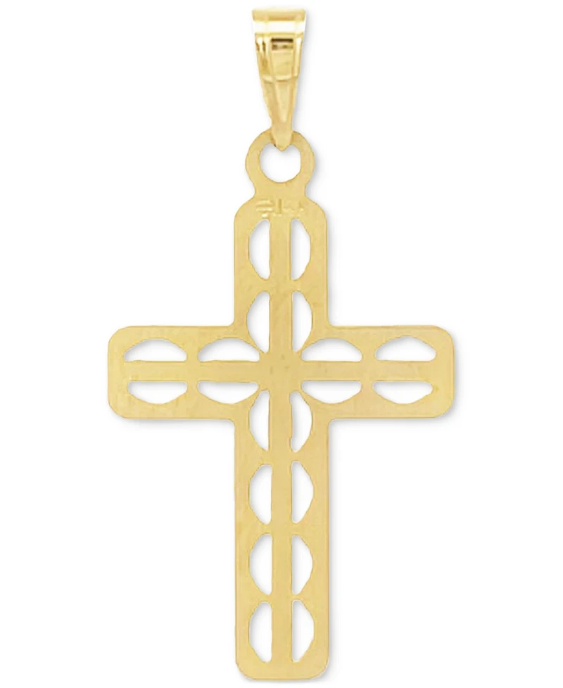 Cross Pendant in 14k Yellow Gold