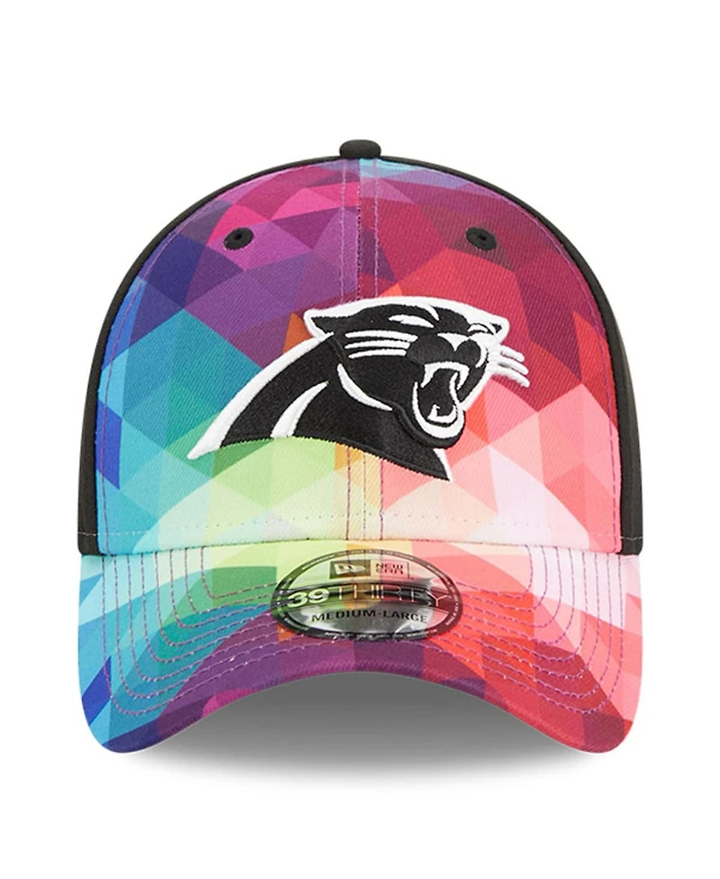 Men's and Women's New Era Multicolor, Black Carolina Panthers 2023 Nfl Crucial Catch 39THIRTY Flex Hat