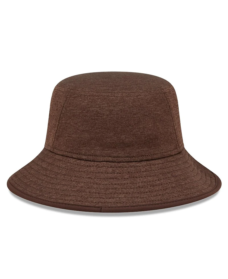 Men's New Era Heather Brown Cleveland Browns Bucket Hat