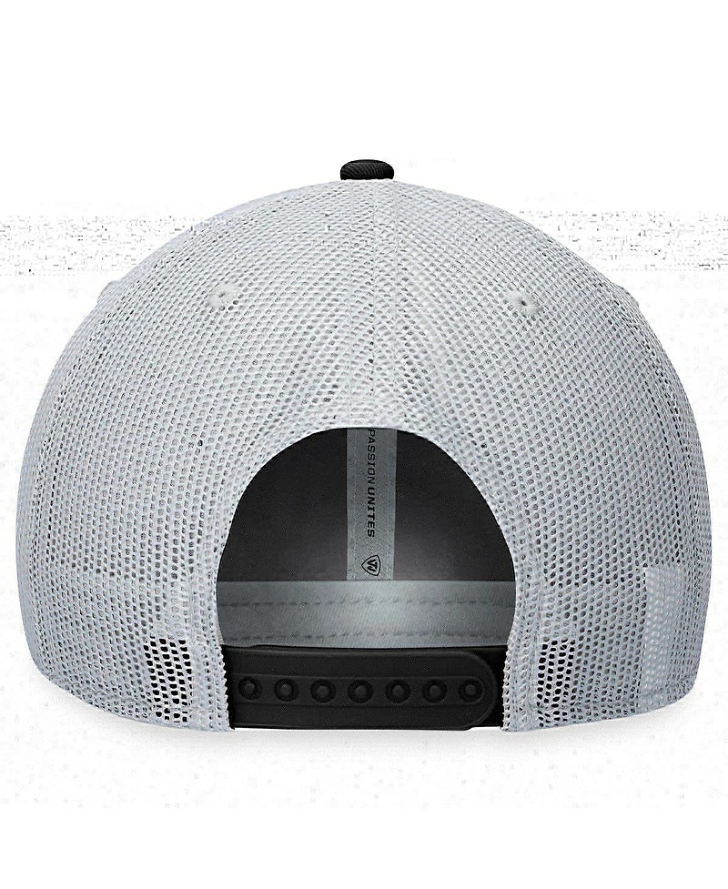 Men's Top of the World Black, Gray Alabama State Hornets Aurora Trucker Adjustable Hat