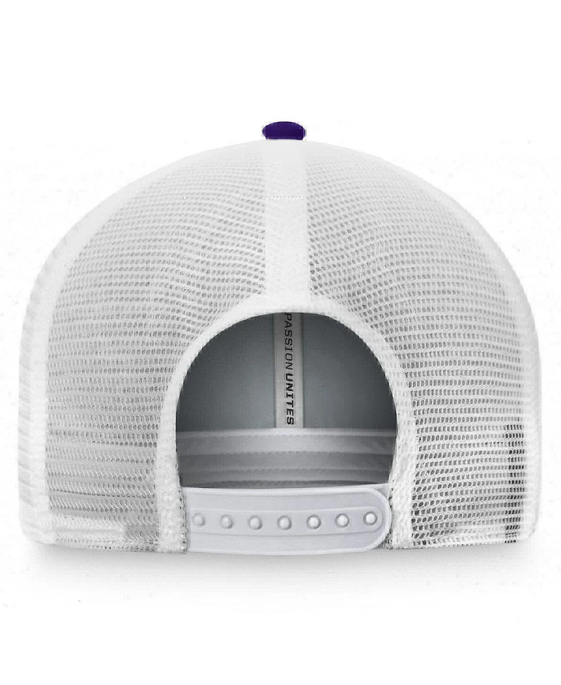Men's Top of the World Purple, White Northwestern Wildcats Breakout Trucker Snapback Hat