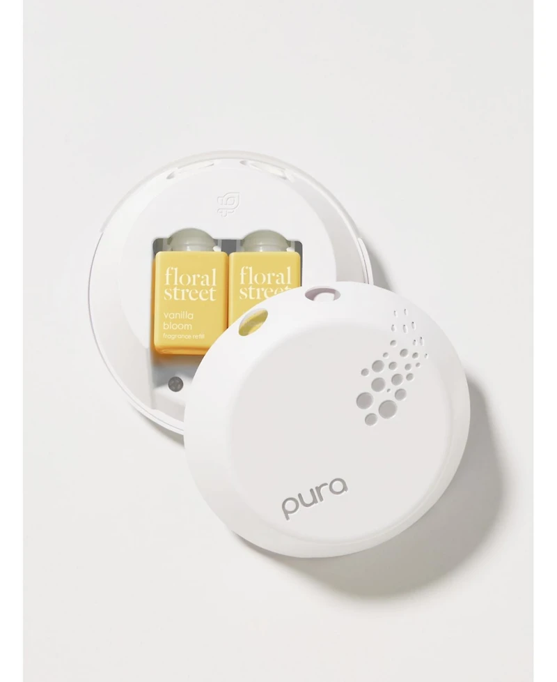 Pura and Floral Street - Vanilla Bloom - Fragrance for Smart Home Air Diffusers - Room Freshener - Aromatherapy Scents for Bedrooms & Living Rooms
