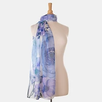 Campo de' Fiori - Long Sheer Silk Scarf for Women