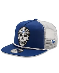 Men's New Era Royal, White Trackhouse Racing Golfer Snapback Adjustable Hat