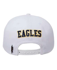Men's Pro Standard White Coppin State Eagles Primary Logo Evergreen Wool Snapback Hat