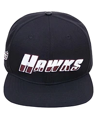 Men's Pro Standard Black Maryland Eastern Shore Hawks Arch Over Logo Evergreen Snapback Hat