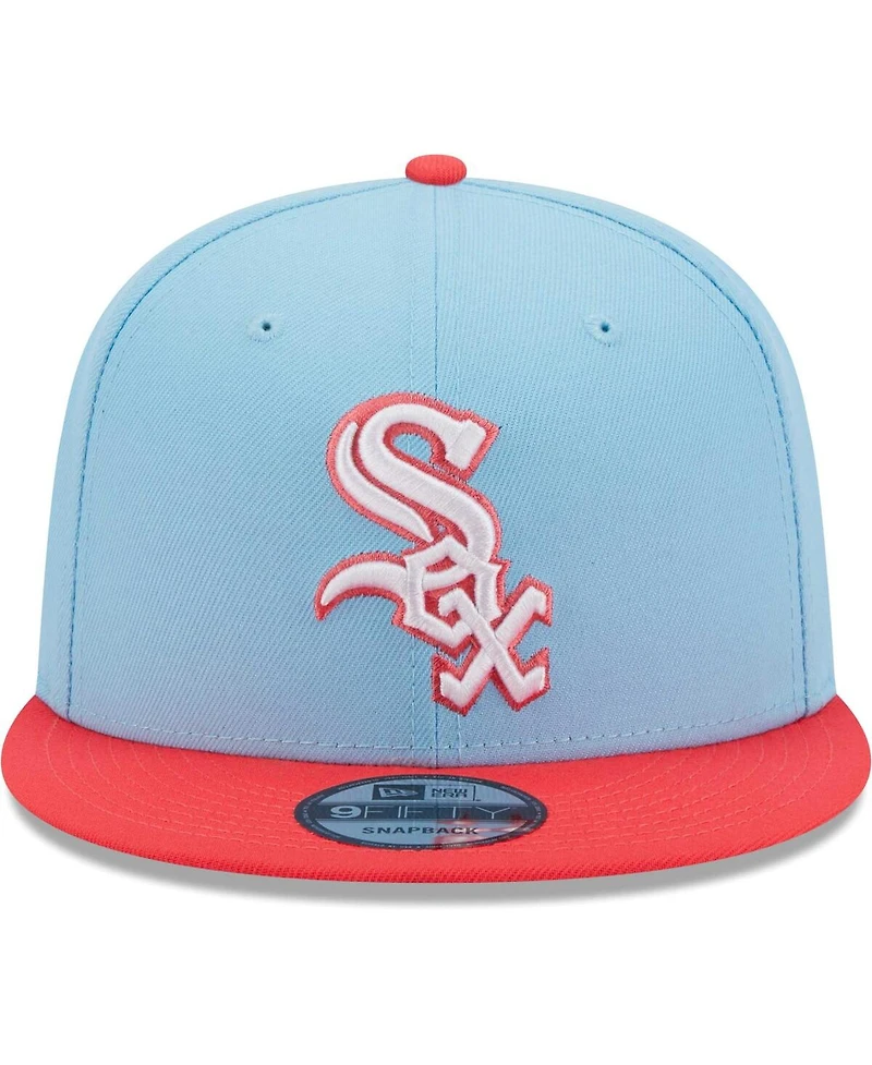 Men's New Era Light Blue, Red Chicago White Sox Spring Basic Two-Tone 9FIFTY Snapback Hat