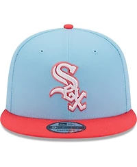 Men's New Era Light Blue, Red Chicago White Sox Spring Basic Two-Tone 9FIFTY Snapback Hat