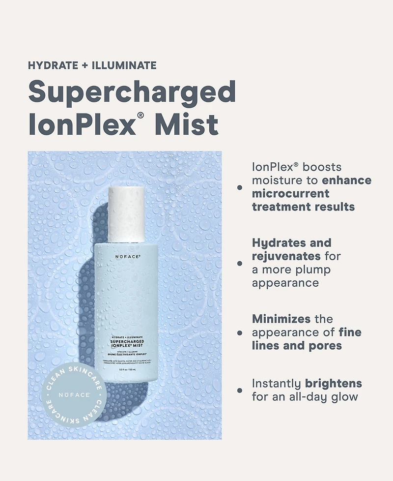 NuFACE Supercharged IonPlex Facial Mist, 5 oz.