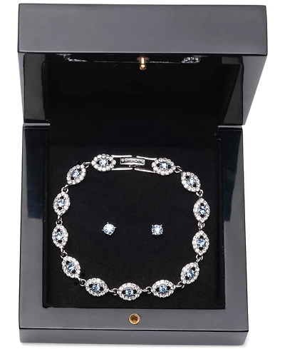 Givenchy 2-Pc. Set Stone & Crystal Link Bracelet & Crystal Stud Earrings