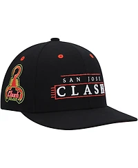 Men's Mitchell & Ness Black San Jose Clash Lofi Pro Snapback Hat