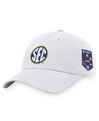 Men's Top of the World White Sec Banner Adjustable Hat