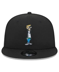 Men's New Era Black The Jetsons George Jetson Trucker 9FIFTY Snapback Hat