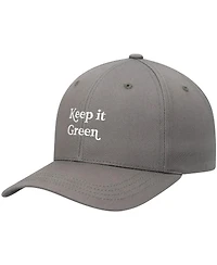 Men's tentree Olive Keep It Green Elevation Snapback Hat