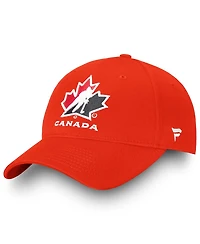 Men's Fanatics Red Hockey Canada Core Adjustable Hat