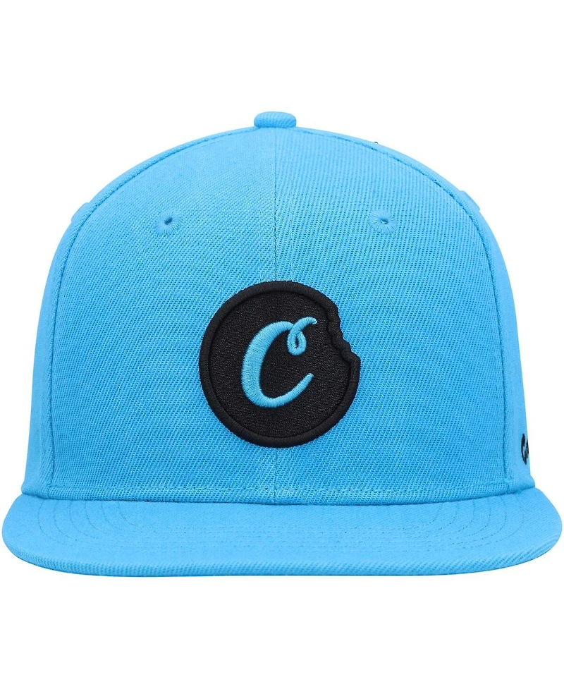 Men's Cookies Blue C-Bite Snapback Hat