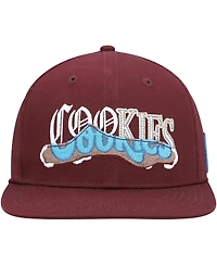 Men's Cookies Burgundy Upper Echelon Snapback Hat