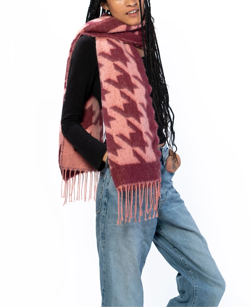 Marcus Adler Houndstooth Scarf