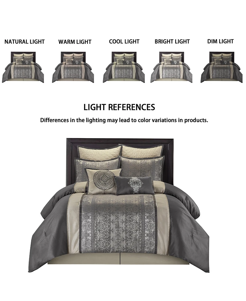 Stratford Park Arabesque 8-Piece Comforter Set, California King