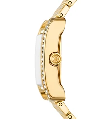 Tory Burch Women's The Eleanor Gold-Tone Stainless Steel Bracelet Watch 25mm