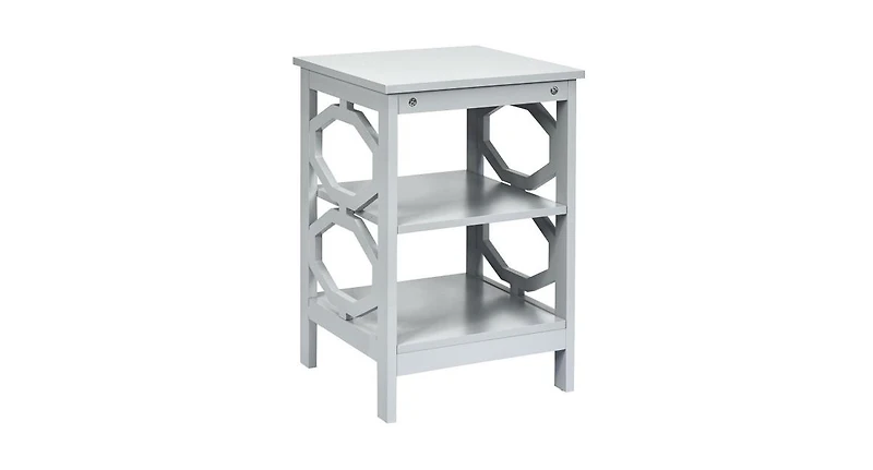 Slickblue 3-tier Nightstand Sofa Side End Accent Table